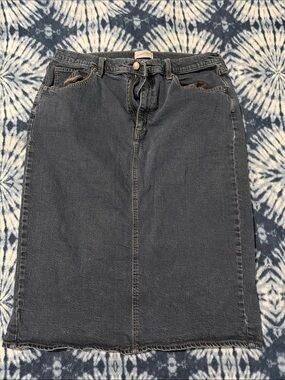 Universal Thread Dark Blue Denim Skirt